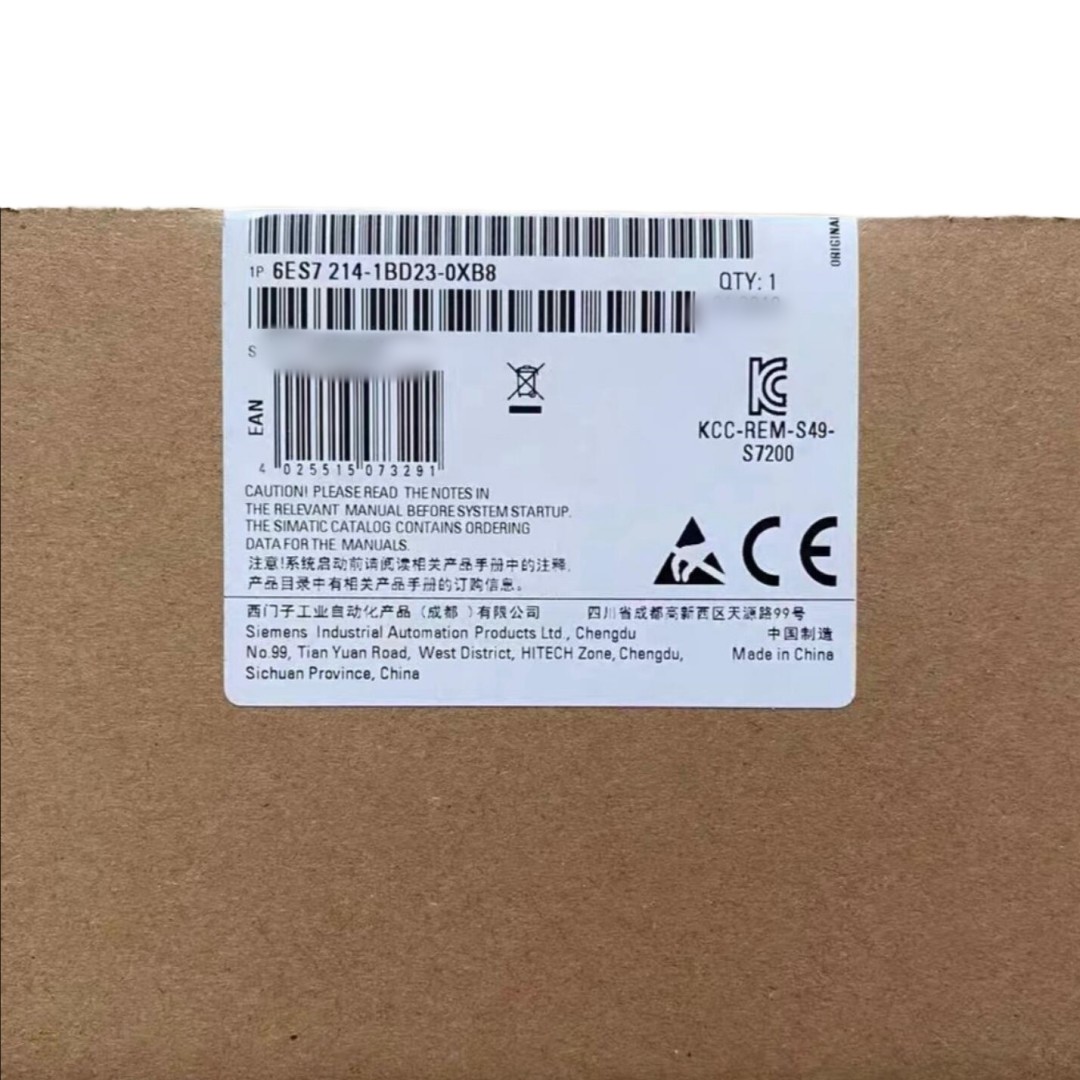 SIEMENS SIMATIC S7-200 PLC 6ES7214-1BD23-0XB8 CPU 224 AC/DC/Relay14 Inputs/ 10 Relays