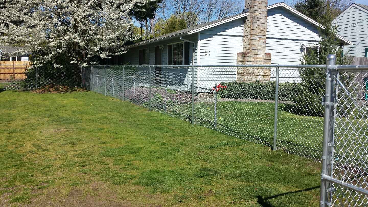 Hot Dipped Galvanized Chain Link Fence PVC Coated 50ft Length