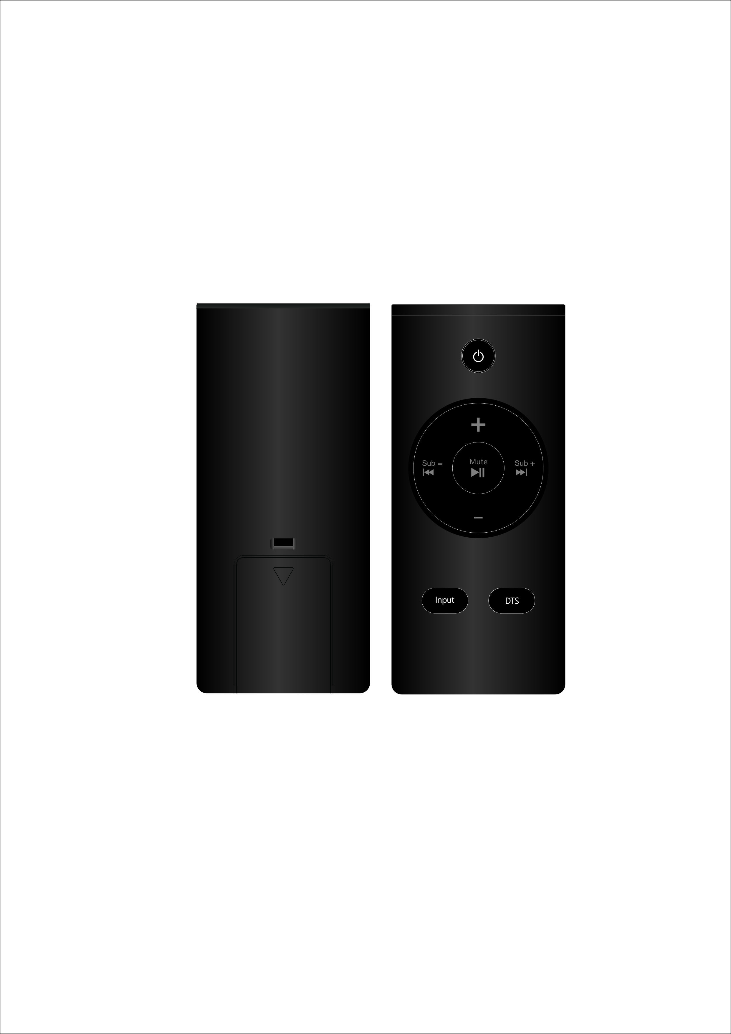 Rubber Keypad 2.4g Bluetooth Remote For Smart Tv Hard IC Fast Simple Settlement