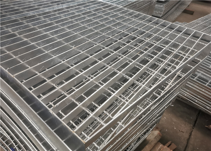 Silver Color 316 Stainless Steel Floor Grating 100mm*6mm For Power Stations