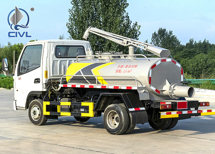 2.3CBM Manure Suction Truck New Septic Truck Vacuum Truck Fecal Suction Truck
