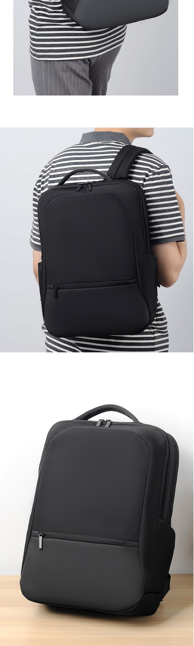 OEM Men's Work Backpack With Laptop Compartment , Waterproof Business Backpack
