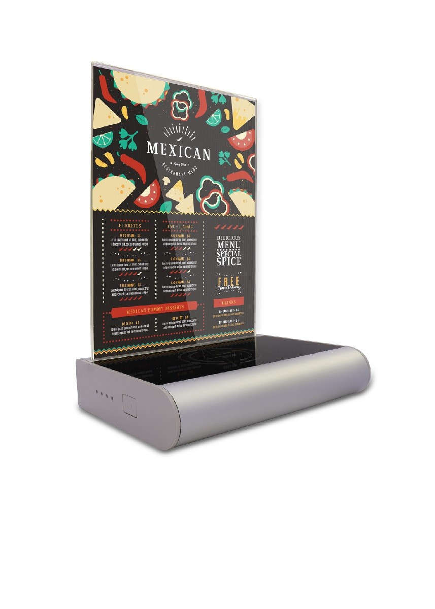 Coffee Shop Advertising Phone Power Charger Station 3 Years Warranty