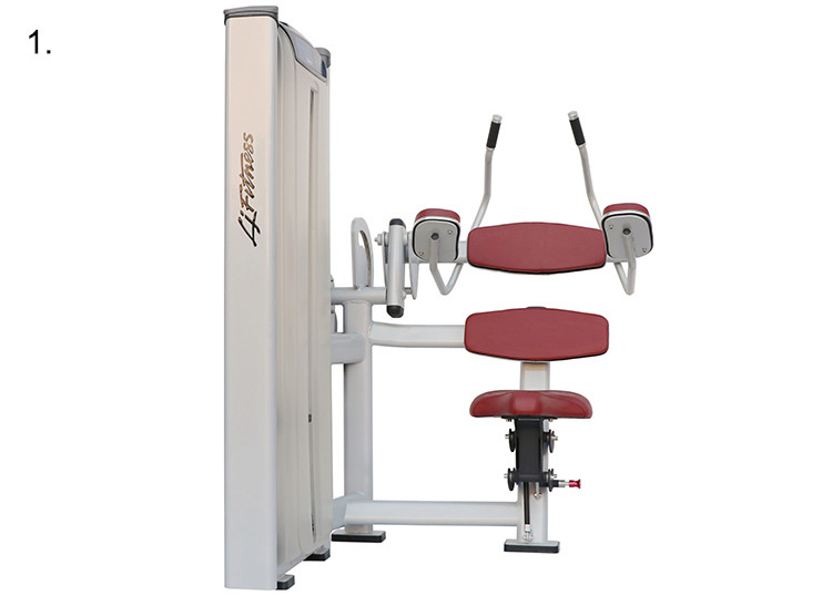 Heavy Duty Matrix Strength Training Equipment / Abdominal Crunch Machine