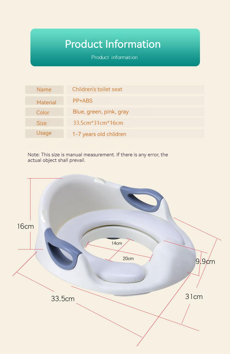 Newborn Products Baby Toilet Seat With Logo Customization Anti Splash
