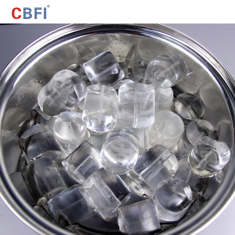 Edible Standard Ice Tube Machine One 40 Feet Container Shipping For Wine Preparation Ect