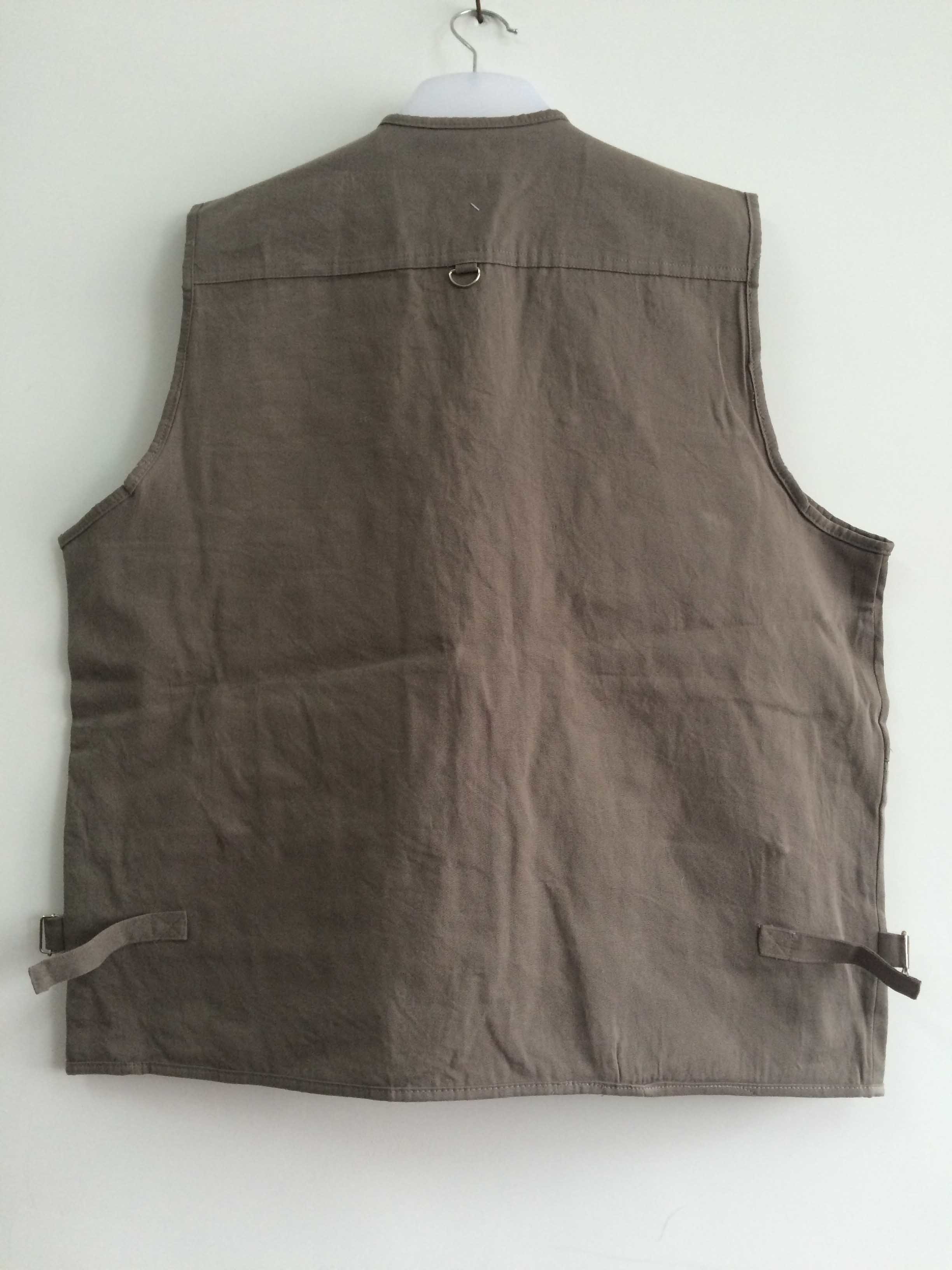 vest, waistcoat, polyester washed fabric, weeding vest, weeding waistcoat, S-3XL, 4 colors: black, blue, green & beige