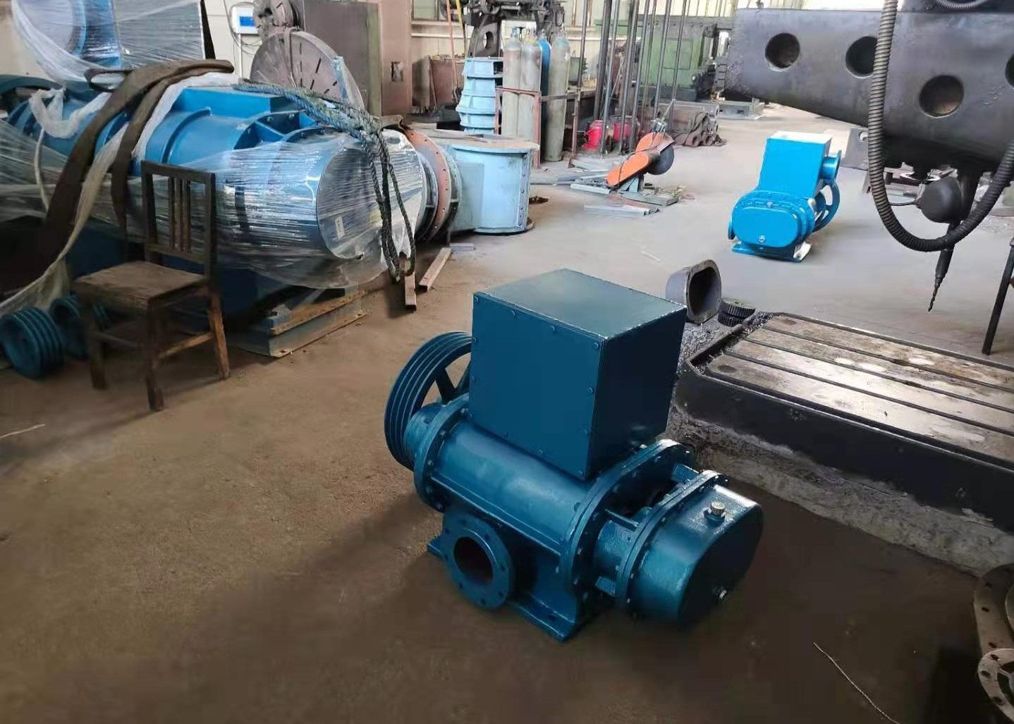 Paper Machine 15kw DN150 438R/Min Roots Vacuum Pump
