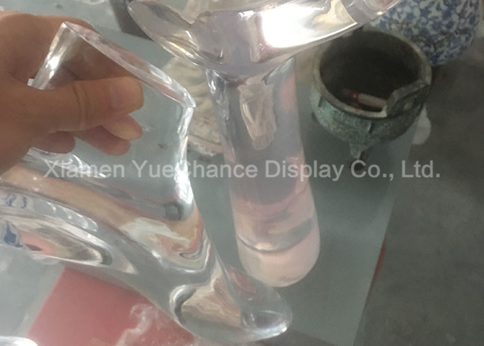 Normal Size Fiberglass Mannequin Torso Custom Clear Resin Foot Mannequin