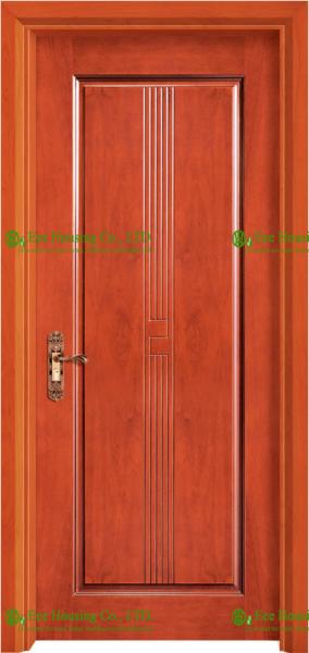 Custom Residential Timber Veneer Wood Front Door For House, Residential Entry
