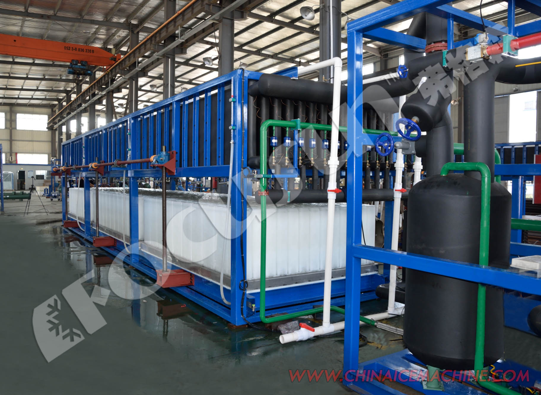 Water/Evaporative Cooling Block Ice Maker for Fishery Seafood and Drink Cooling System
