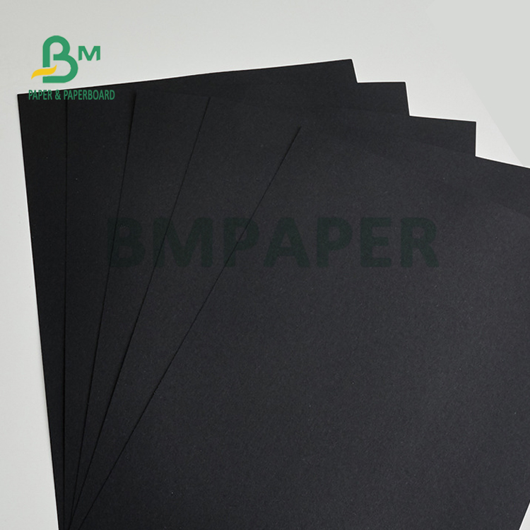  High Density Black Solid Cardboard Paper Sheets For Photo Album 300gsm 350gsm