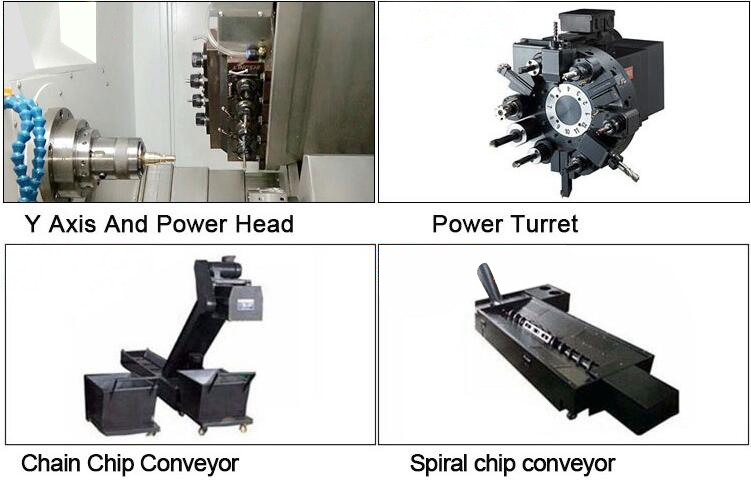 High Stability Living Turret CNC Slant Bed Lathe Machine TCK6336 for Metal Industry
