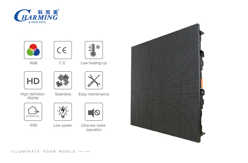 SMD1921 Multipurpose Outdoor LED Walls , 900W LED Screen For Advertising Outdoor
