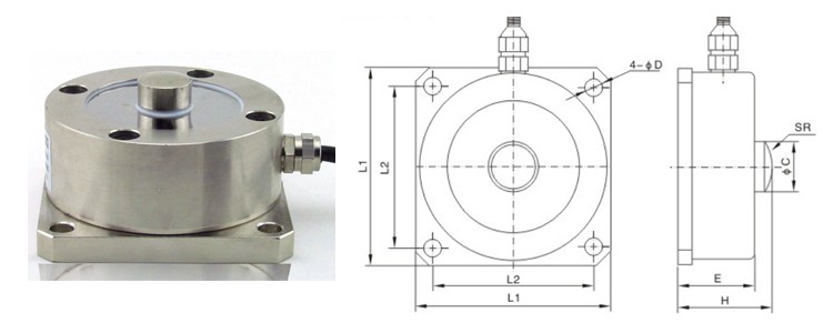 GSS415 Galoce tank scale shear web  load cell with strong overload resistance 100T