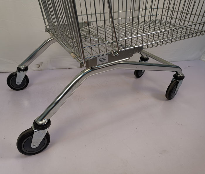 Q195 Steel 240L Store Shopping Cart Supermarket Shopping Trolley SGS Certificate