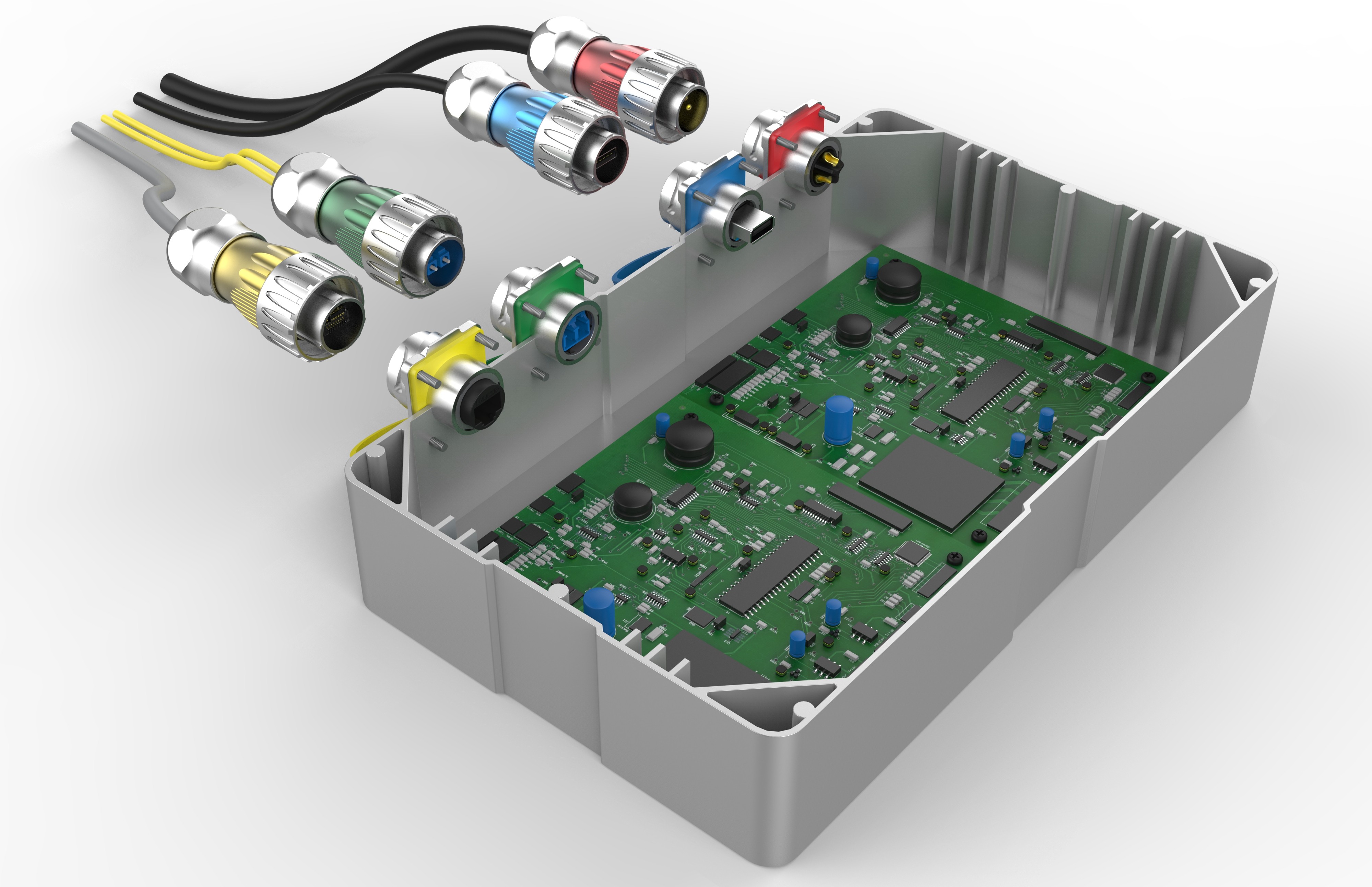 Metal Cover 8p8c Panel Mount Ethernet Modular Jack Metal Shielded Network CAT5 DH-24-RJ45 Connector