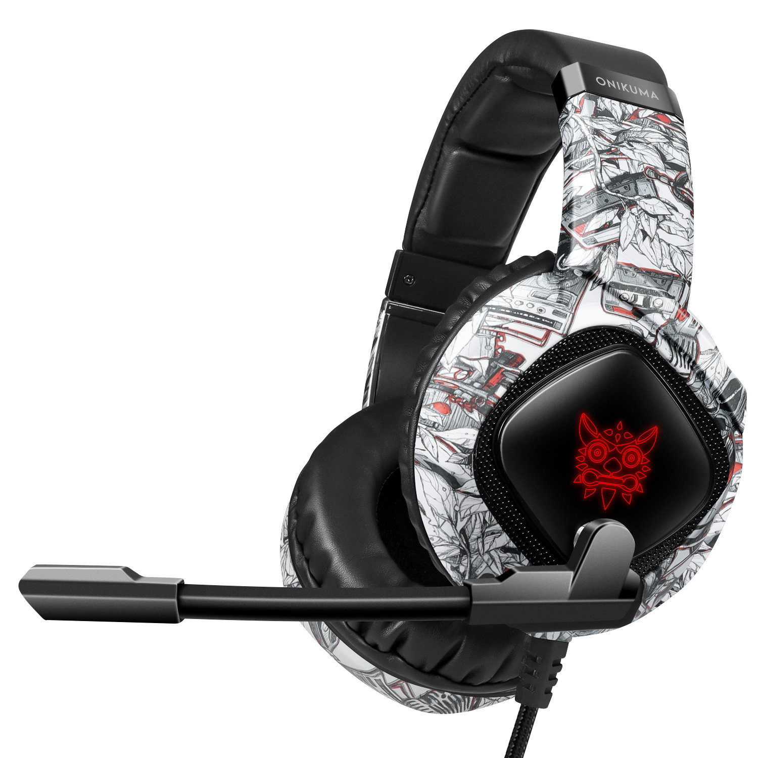 3.5mm 117dB Onikuma K19 PC Gaming Headphone With LED Light