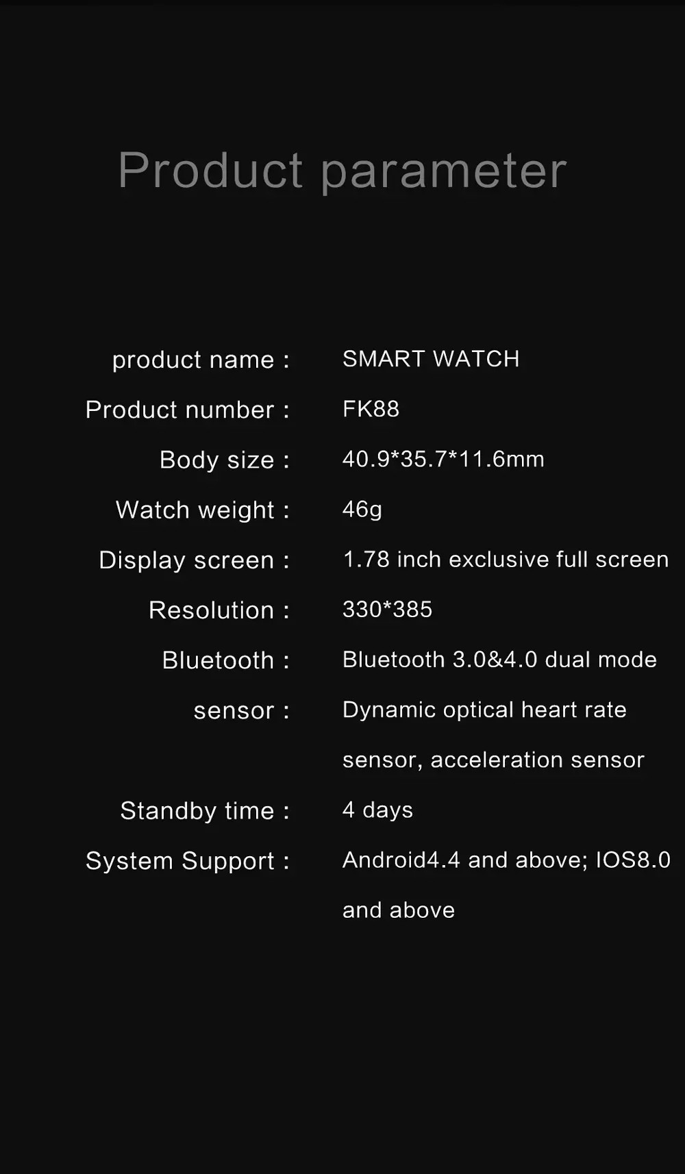 1.78 HD Screen Heart Rate Pedometer Bluetooth Calling Smartwatch