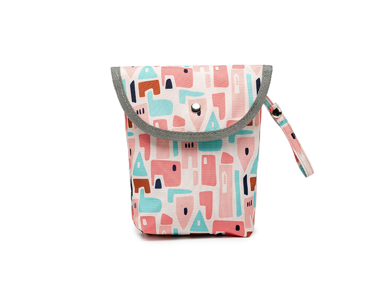 Wholesale Infant Cloth Toilet Diaper Bag Mini Waterproof Wet Dry Package for Baby Nappy Pouch Reusable Bag