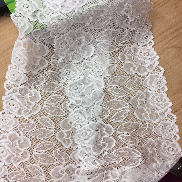 18cm wide 2017 New Fashion Lace Border/ underwear cotton lace edge in Ivory Color