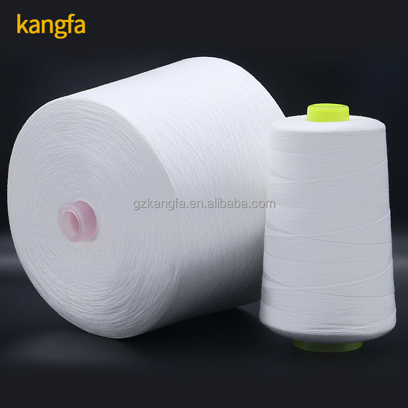 Quilting Kangfa 100% Spun Polyester Sewing Thread Yarn 60/2 Tfo Knotless Dyeing Tube