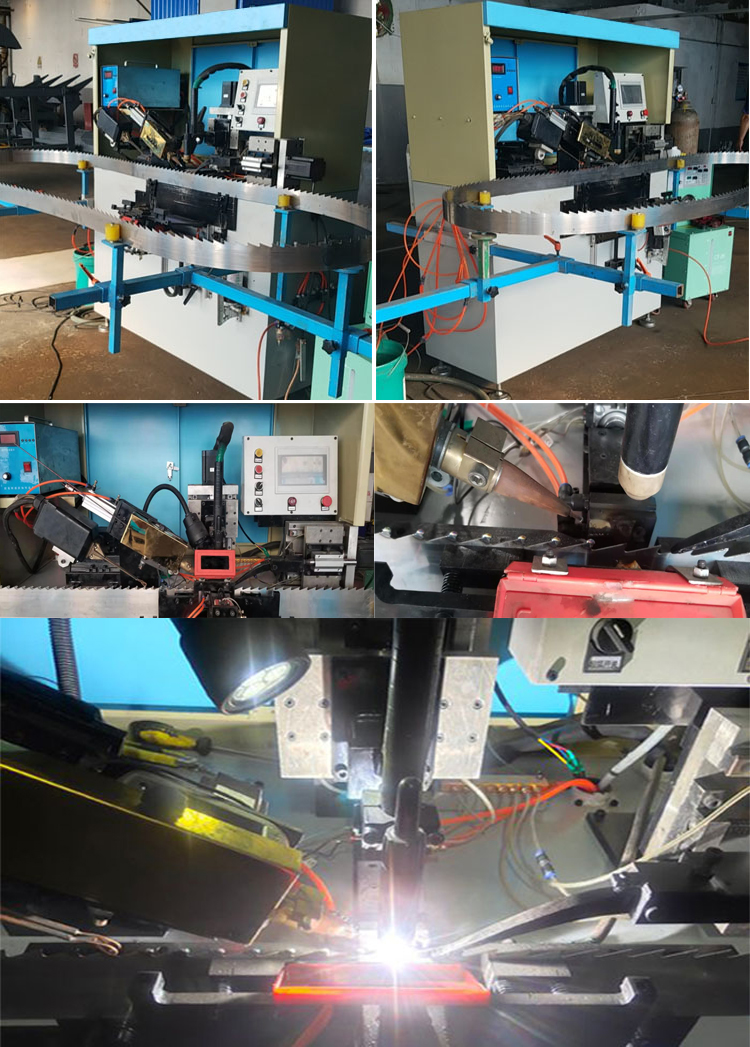 1800*900*1800MM Fully Automatic CNC Bandsaw Blade Welder Technology