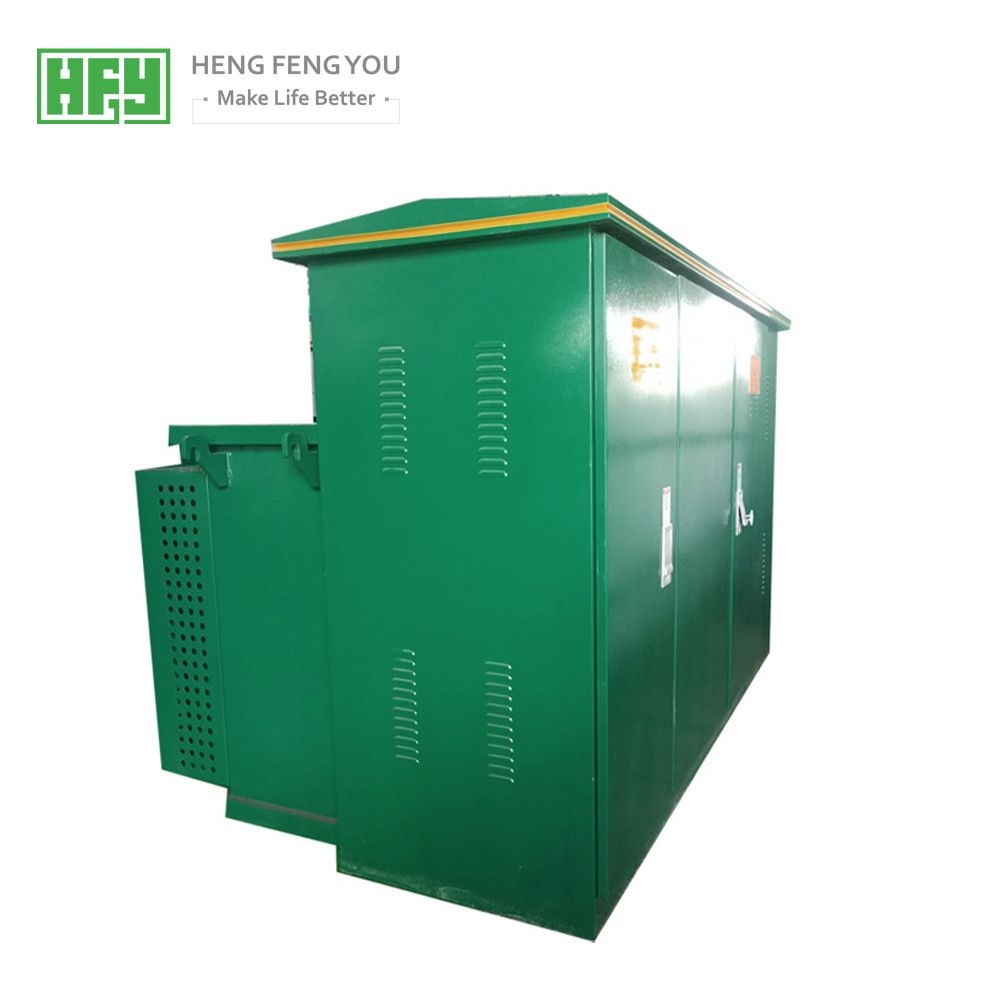 Fully enclosed low loss Combined pad mounted transformer prefabricated substation