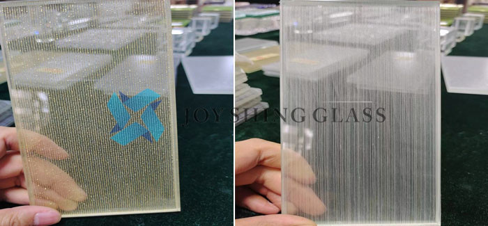 Custom Laminated Wired Art Glass 3mm - 25mm For Decoration