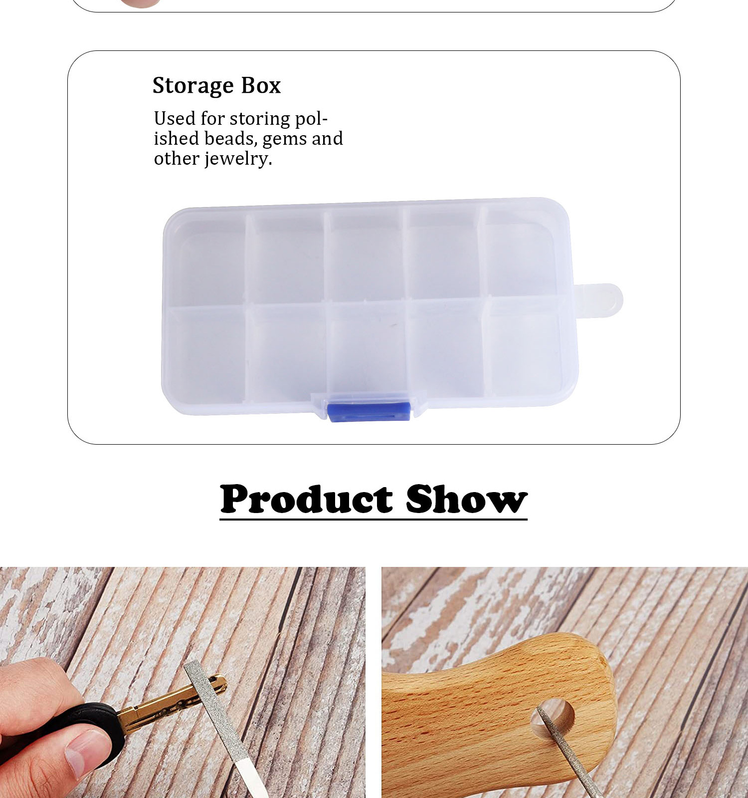 Electroplated Metal File Set For Metal Glass Stone Rough Carving