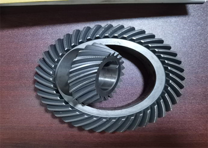Conical Bevel Helical Steel Gear Wheel Large Modulus Steel 45#