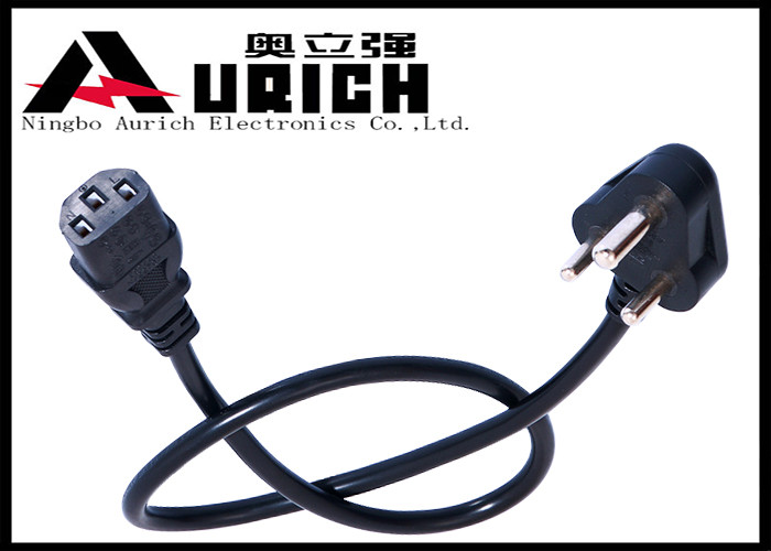 3 Pole South African Power Cord 3 Prong Plug 16A 250V SABS Standard