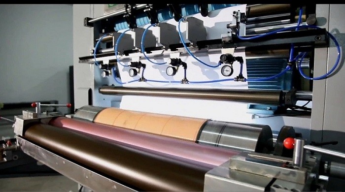 14kw Auto Flexo Ruling Machine From Reel To Pile For Exercise Book Printing And Cutting