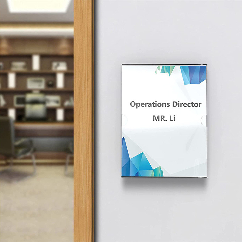 4 X 6 Inches Acrylic Photo Frame Wall Mounted Picture Frame With 3M Sticker On Wall