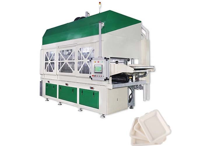 Fully Automatic Biodegradable Sugarcane Bagasse Tableware Pulp Molding Machine
