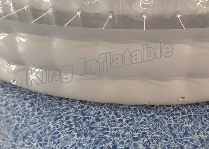 Outdoor Rental Transparent Inflatable Cube Tent Bubble Tent With Double Layers