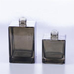 China Black Cap Aroma Diffuser Glass Bottle 30ml 50ml 100ml With Smooth Surface on sale