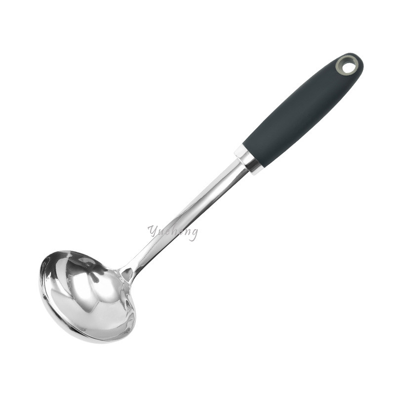 Cooking Tool Set Kitchen Gadgets Cookware Utensils Tools Stainless steel Kitchen Accessories Soft handle Black color
