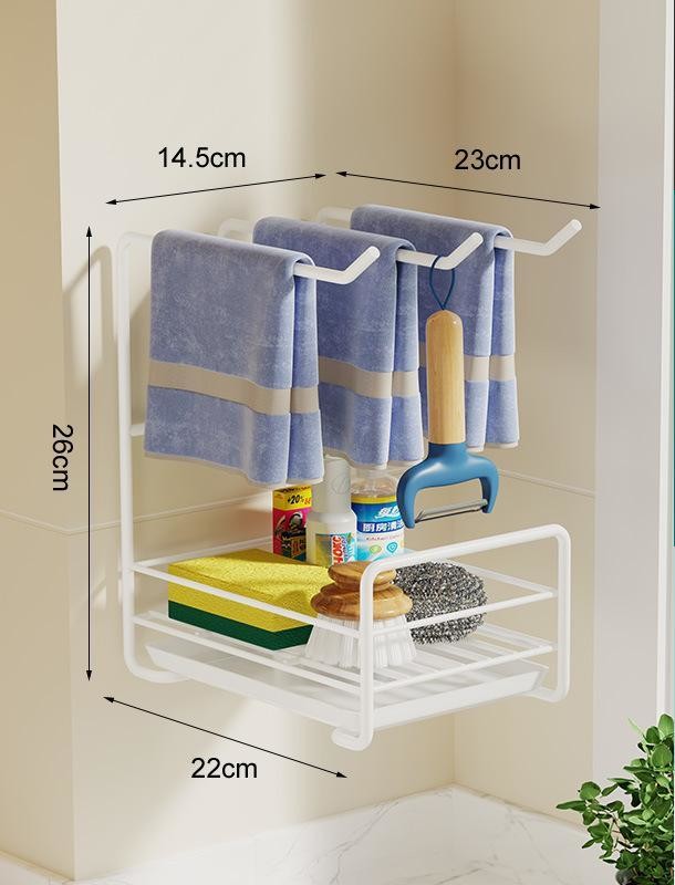 Multifunctional Metal Free Punching Kitchen Storage Rack Bulk Kitchen Supplies