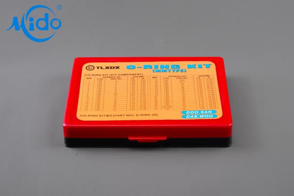 Oil Resistance O Ring Repair Kit Set , NBR Repair Hydraulic O Rings Seals DOOSAN