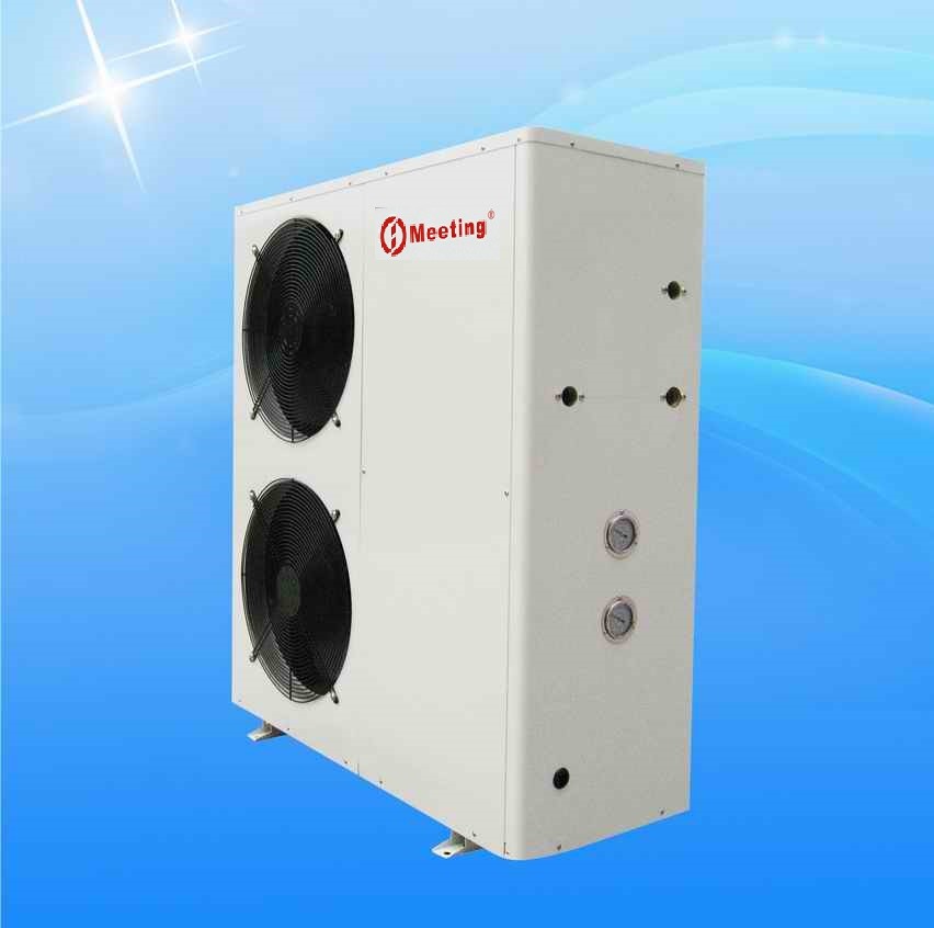 Floor Heating Air To Water Heat Pump Low Temp Galvanized Steel Sheet 380V Side Blow Safe & Comfort