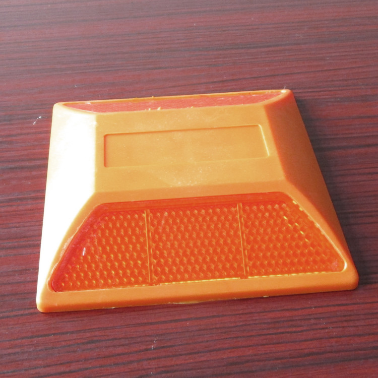 ABS Plastic Pavement Marker Double Side Yellow & White Road Stud For Roadside