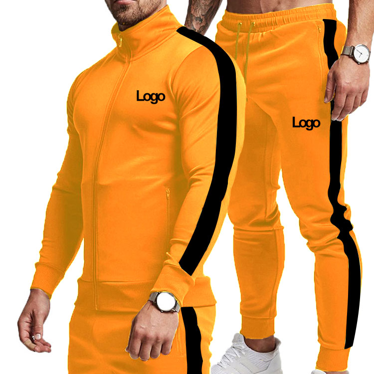 Wholesale Mens sweatsuit Custom Logo Quick Dry Tracksuit Set Training Wear Gym Fitness Sets Jogging Wear