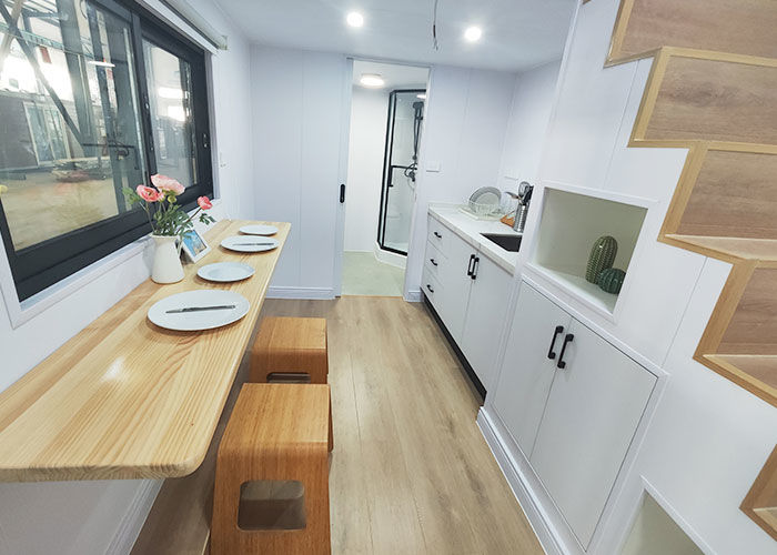 Prefab Tiny House 2 Bedrooms 2 Floors Modern Portable Home Tiny Home Trailer