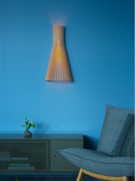 Netherland Designer Wall Lamp White Black Laminated Bedroom Background Hotel
