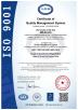 SMS Co., Ltd. Certifications