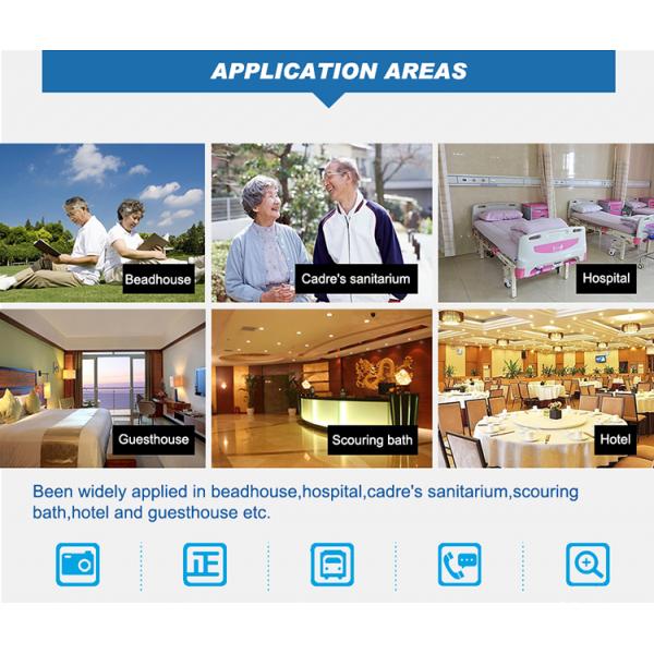 Nursing room wireless pager system full waterproof touch screen button and emergency alarm light