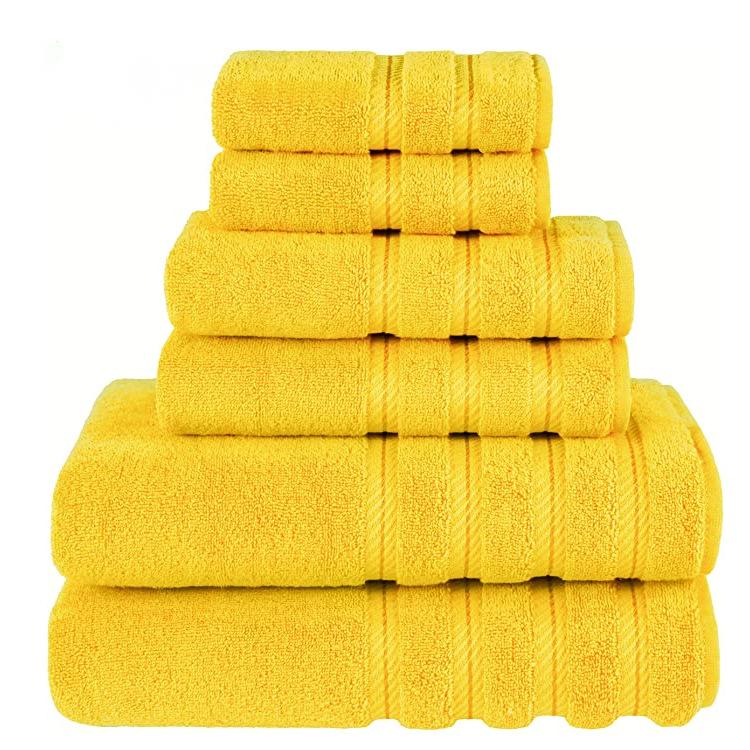 Highly Absorbent 160g Towel Set with Thick and Super Soft Long-staple Cotton Material