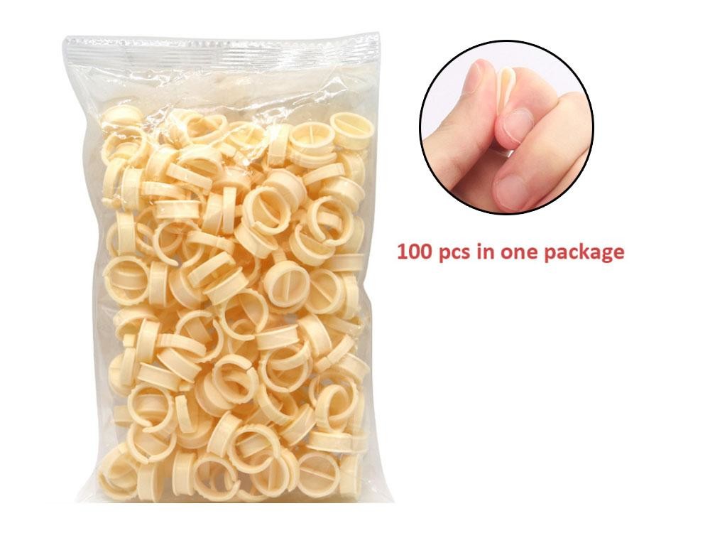 ODM Silicone Pigment Ring Small Medium Large Permanent Makeup Soft Texture
