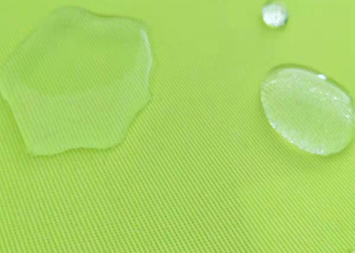 perspirant Flourescent Yellow Water Resistant Fabric Sanitation Workers Tooling Fabric